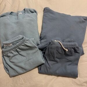 Perfect White Tee Sweatshirt & Sweatpant Set (each set sold individually)